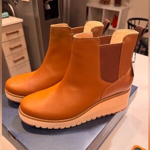 Women's ZERØGRAND Cityquest Waterproof Wedge Boots